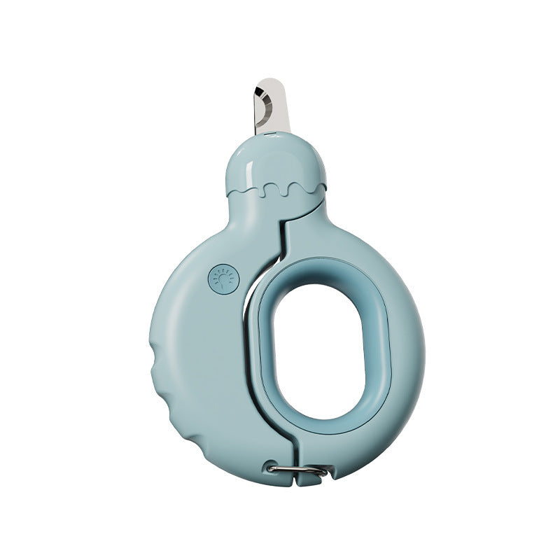 Donut Pet Nail Clippers With LED Light For