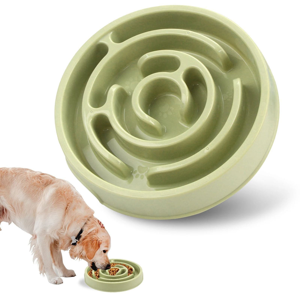Non Slip Slow Feeder Bowl For Dogs Puppies