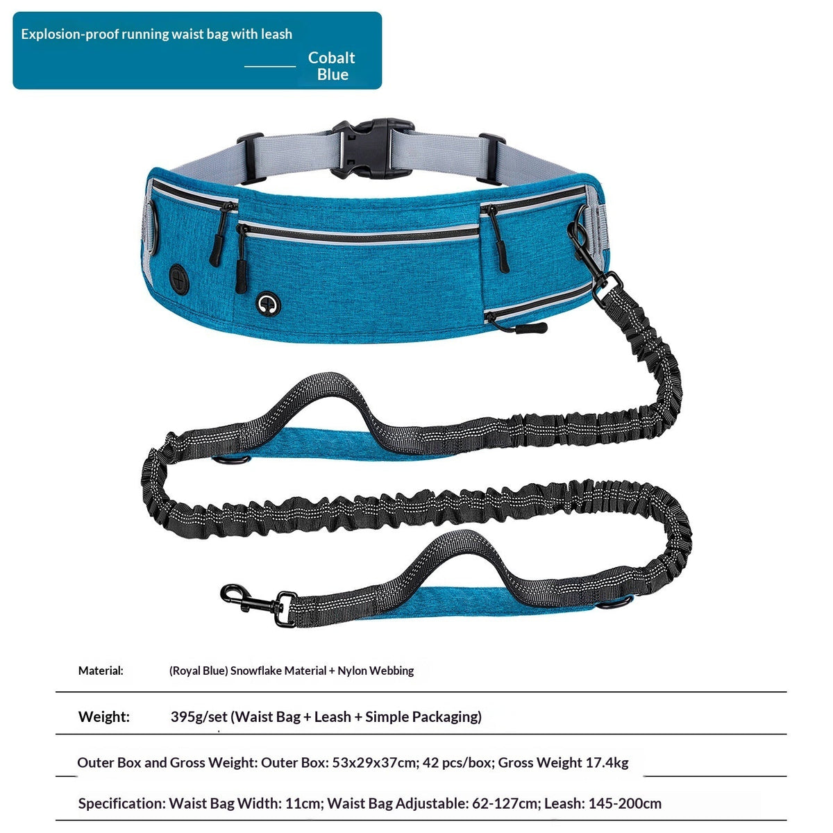 Reflective Multifunctional Retractable Pet Leash For Daily Walking
