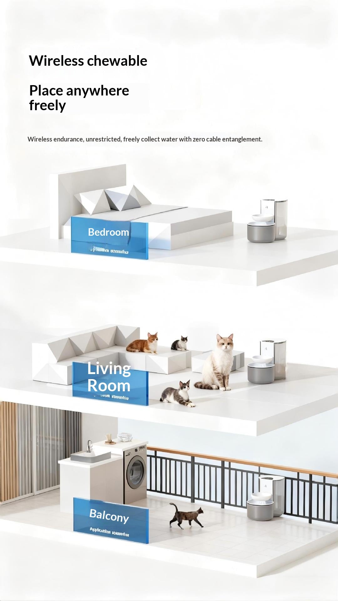 Smart 3L Constant Temperature Pet Water Fountain