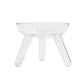 Transparent Glass Cat Dog Feeding Water Bowl