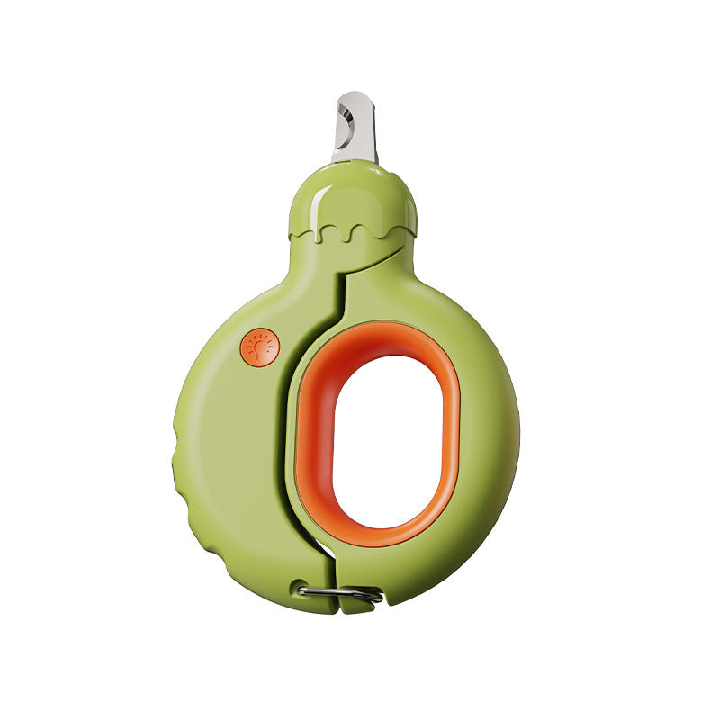 Donut Pet Nail Clippers With LED Light For