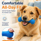 Dual Action Dog Dental Chew Toy Toothbrush