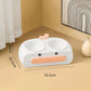 Duck Design Double Pet Bowls For Cats Dogs