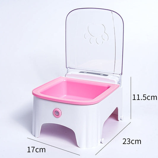Automatic Cat Feeder Device For Scheduled Daily Meals