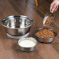 Silicone Stainless Steel Pet Bowl For Cats Dogs