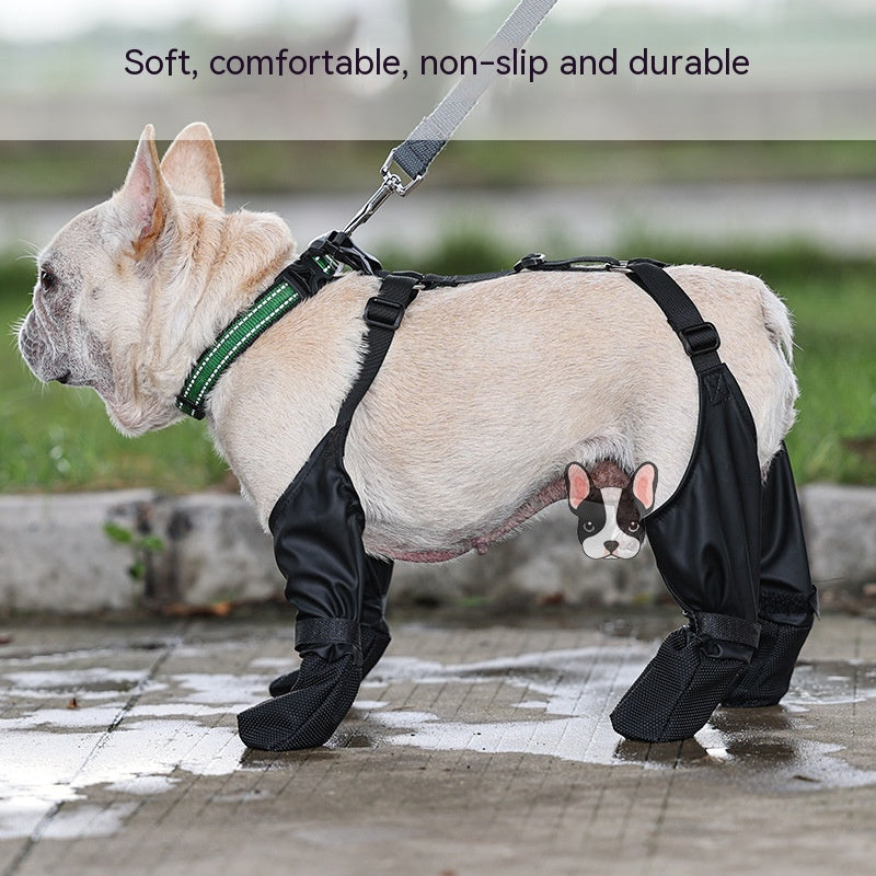 Waterproof Adjustable Dog Shoes For Outdoor Paw Protection