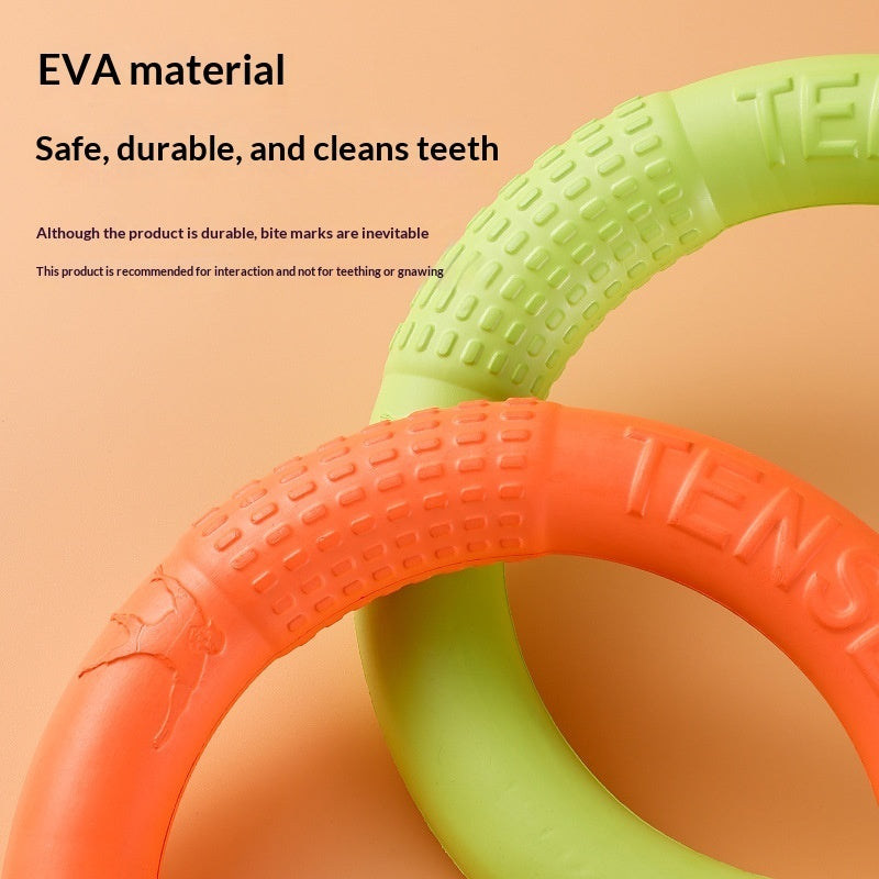 Soft Nip Resistant Pull Ring Flying Disc Dog