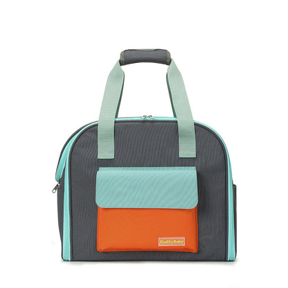 Foldable Pet Travel Backpack With Pull Rod Wheels