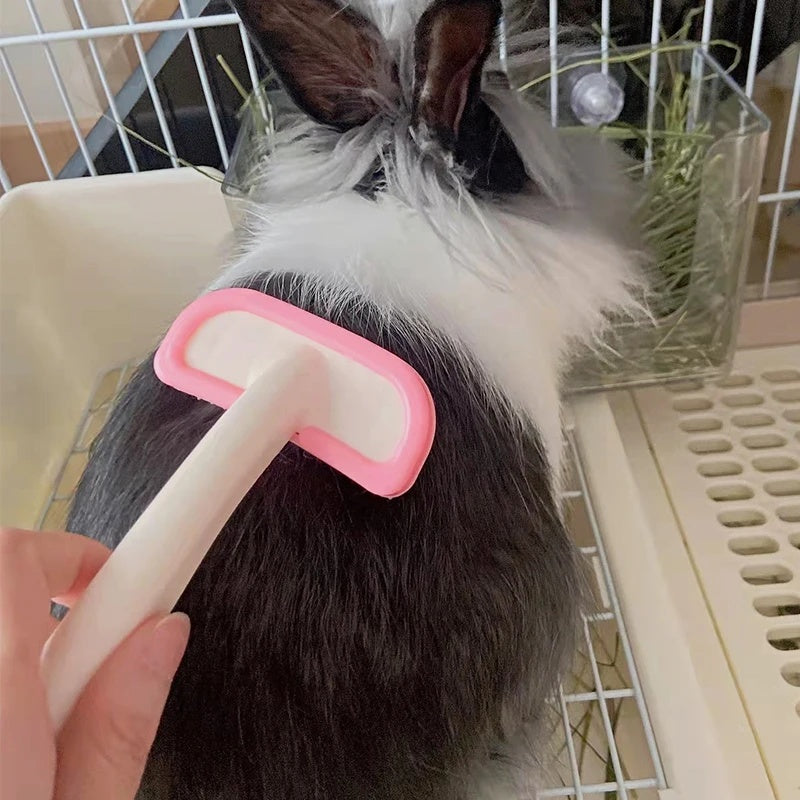 Silicone Small Pet Grooming Comb For Rabbits Chinchillas