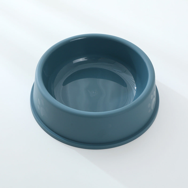 Frosted Plastic Pet Bowl For Cats Dogs Water