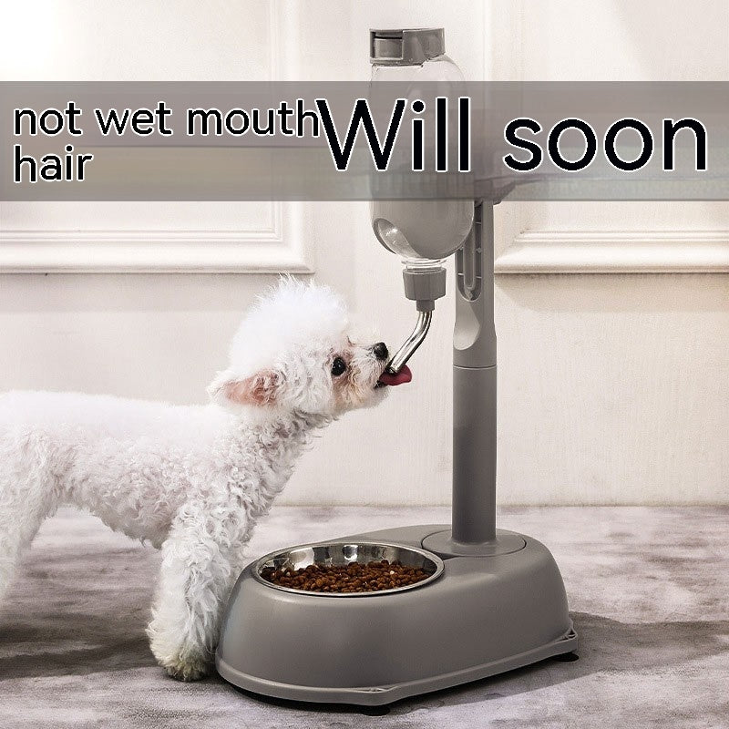Non Wet Mouth Hanging Dog Water Dispenser