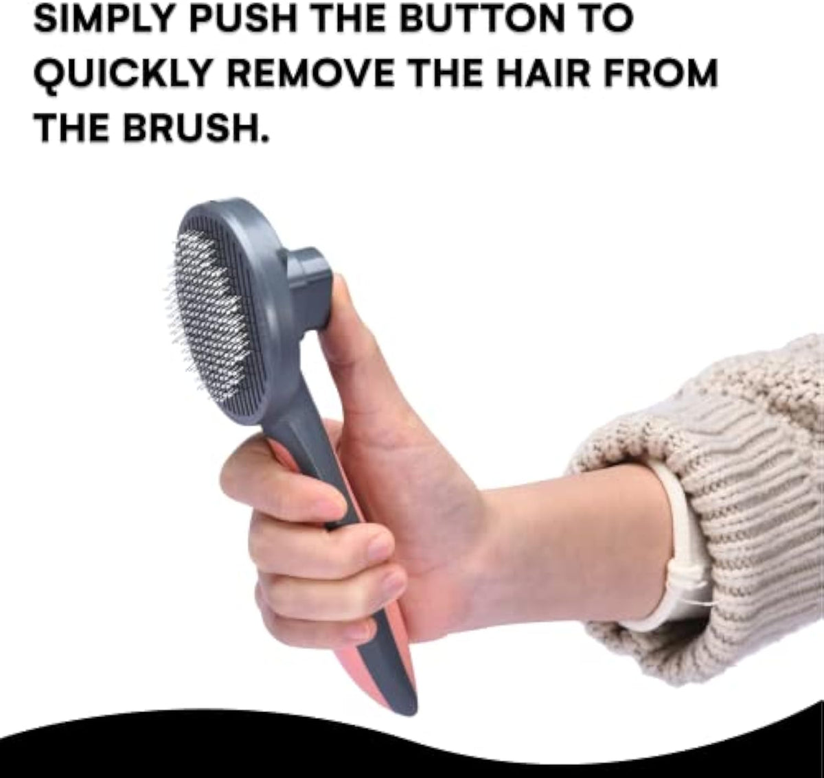 Self Cleaning Slicker Brush For Cats Dogs Rabbits