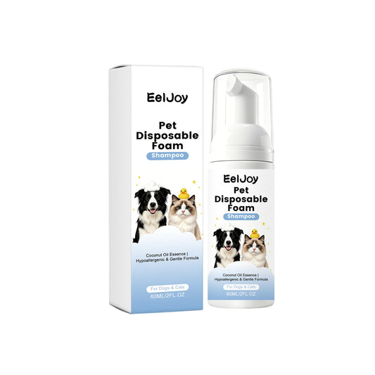 Disposable Foam Pet Shampoo For Quick Gentle Cleaning
