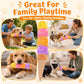 Rainbow Ice Cream Plush Squeaky Tug Dog Toy