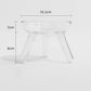 Transparent Glass Cat Dog Feeding Water Bowl