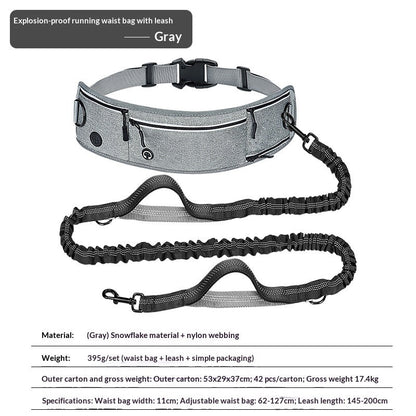 Reflective Multifunctional Retractable Pet Leash For Daily Walking