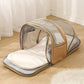 Foldable Pet Travel Backpack With Pull Rod Wheels