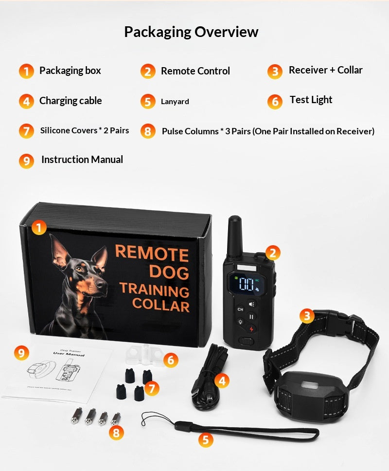 Smart Remote Dog Training Collar With Vibration Control