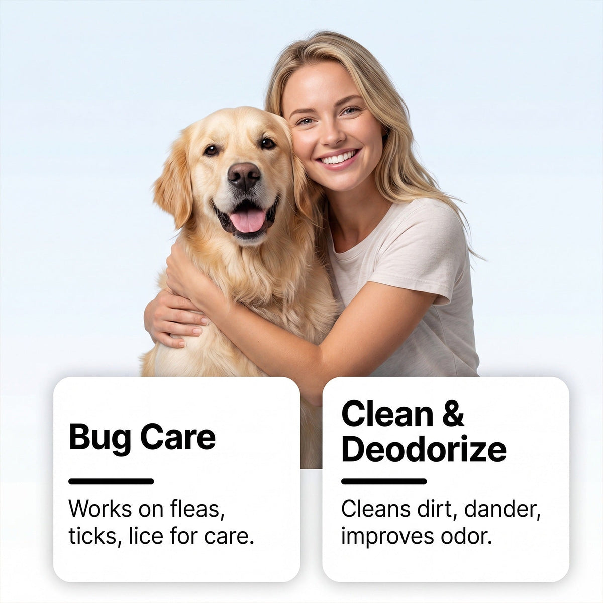 Gentle Pet Flea Tick Cleaning Shampoo