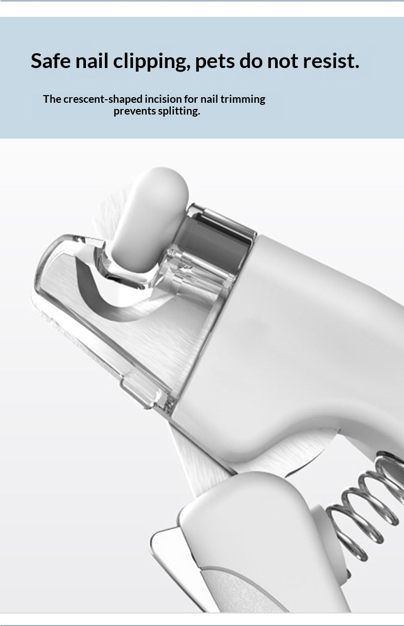 Rechargeable LED Pet Nail Clipper For Easy Grooming