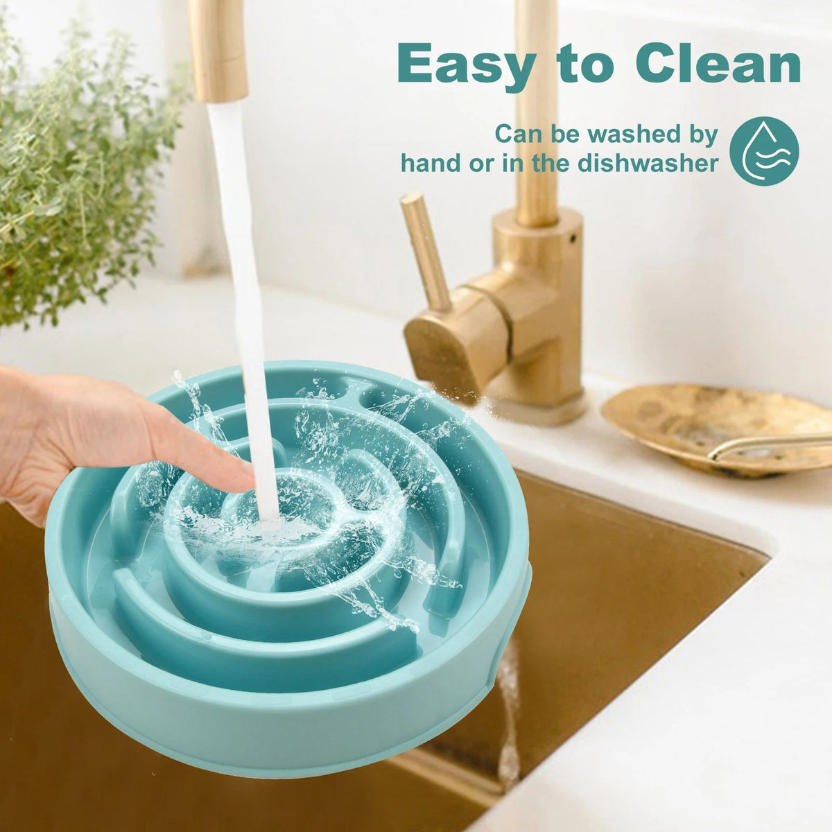 Non Slip Slow Feeder Bowl For Dogs Puppies