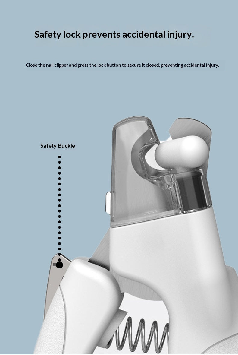 Rechargeable LED Pet Nail Clipper For Easy Grooming