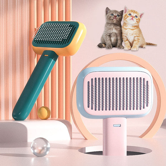 Stainless Steel Cat Dog Hair Massage Grooming Comb