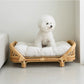Rattan Dog Bed Kennel For Small Medium Dogs