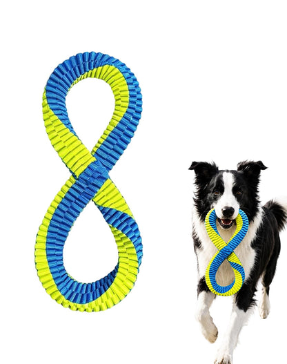 Textured Dental Tug Toy With Two Loop Design