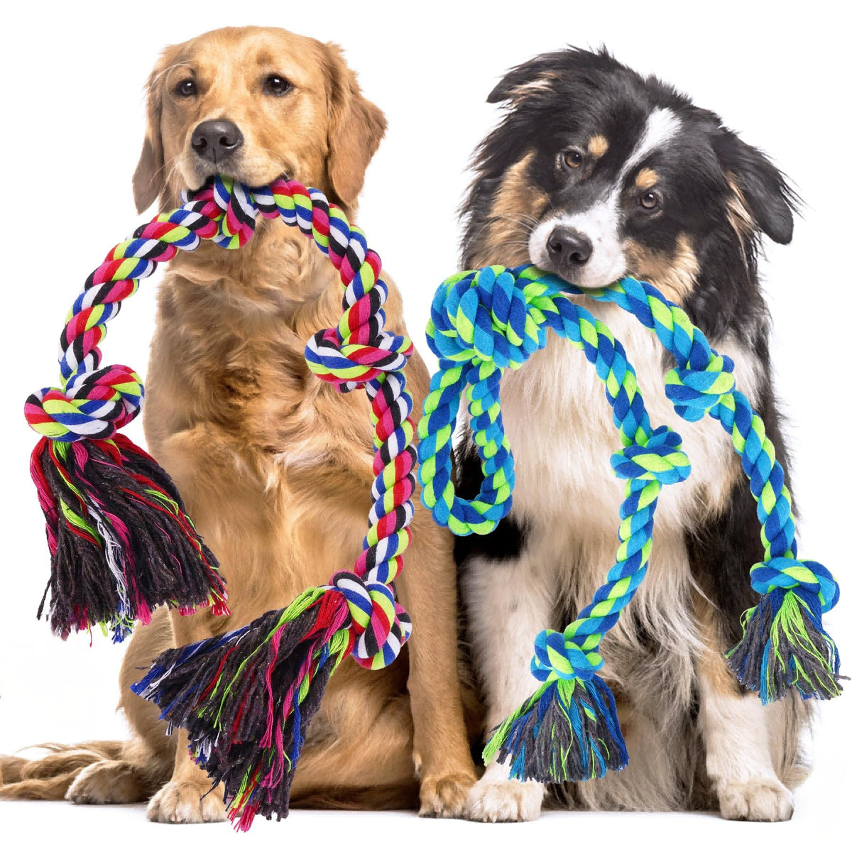Tough Dog Rope Toy For Chewing Tugging Play