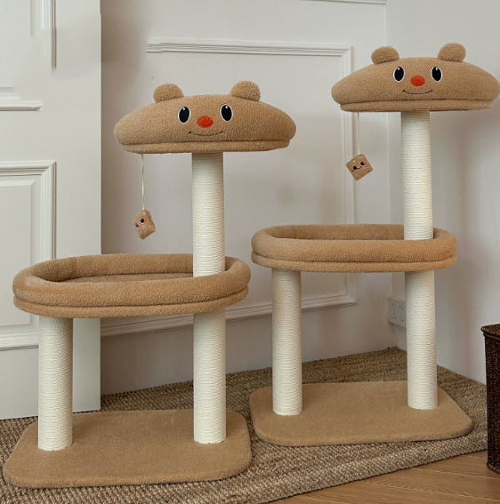 Panda Cat Climbing Frame Bed Scratch Toy