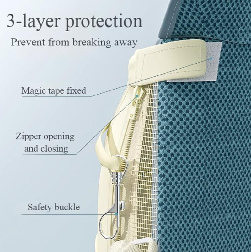 Breathable Pet Carrier Backpack With Adjustable Chest Harness