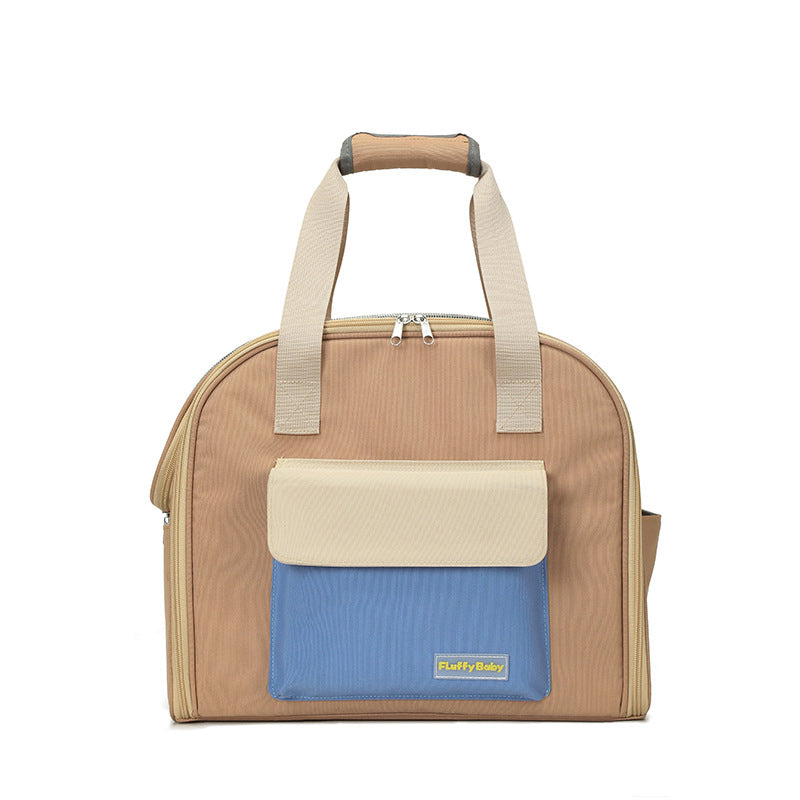 Foldable Pet Travel Backpack With Pull Rod Wheels