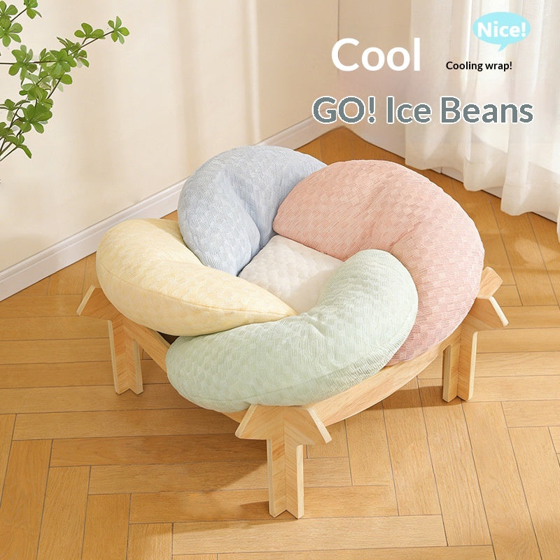 Cooling Cat Dog Bed With Detachable Ice Pad