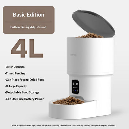 WiFi Smart Pet Feeder With App Scheduled Feeding