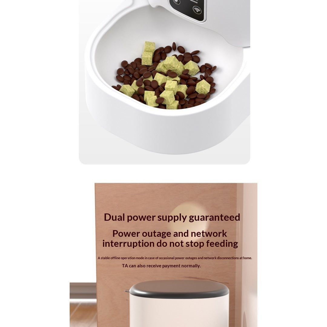 WiFi Smart Pet Feeder With App Scheduled Feeding