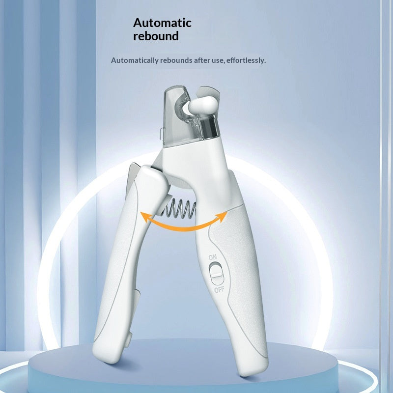 Rechargeable LED Pet Nail Clipper For Easy Grooming