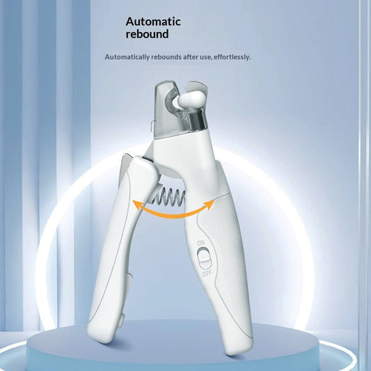 Rechargeable LED Pet Nail Clipper For Easy Grooming