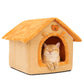 Enclosed Warm Cat Dog Bed Removable Washable All