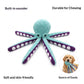 Six Legged Octopus Plush Squeaky Toy For Pets