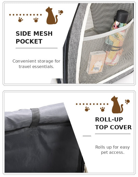 Large Ventilated Pet Backpack Carrier For Outdoor Travel