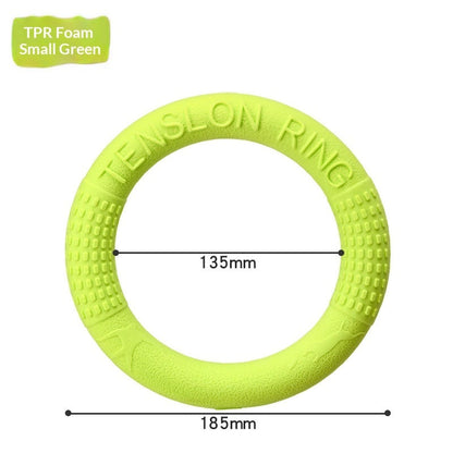 Soft Nip Resistant Pull Ring Flying Disc Dog