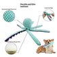 Six Legged Octopus Plush Squeaky Toy For Pets