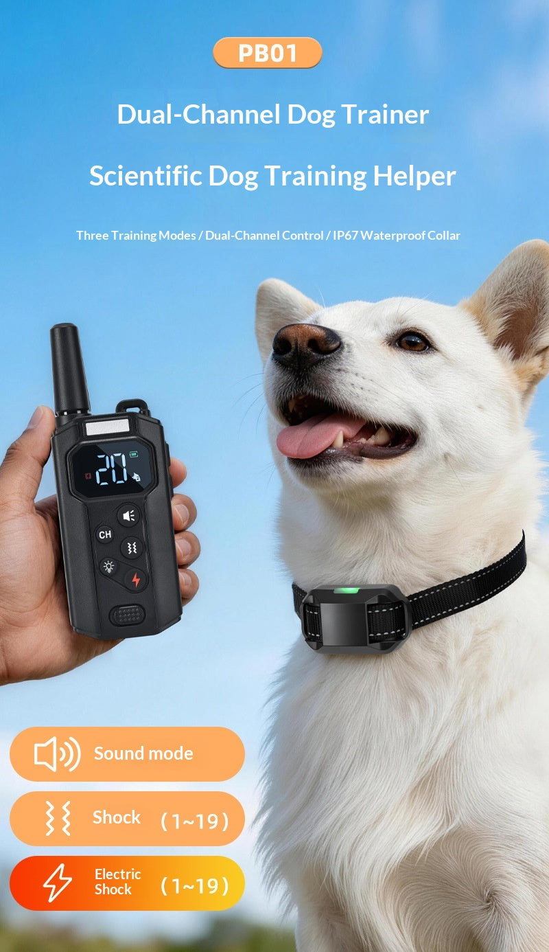 Smart Remote Dog Training Collar With Vibration Control