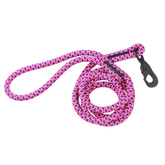 Pink/Purple Rope Dog Leash 6'