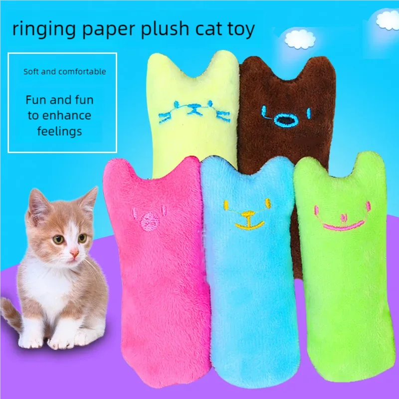 Interactive Plush Catnip Chew Toy For Cats Kittens