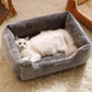 Cozy Cushioned Cat Dog Bed Winter Pet Basket