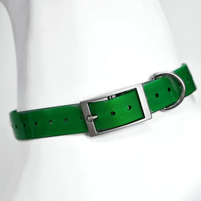 2.5cm Wide Waterproof TPU Dog Collar Adjustable Heavy