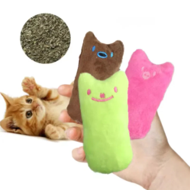 Interactive Plush Catnip Chew Toy For Cats Kittens